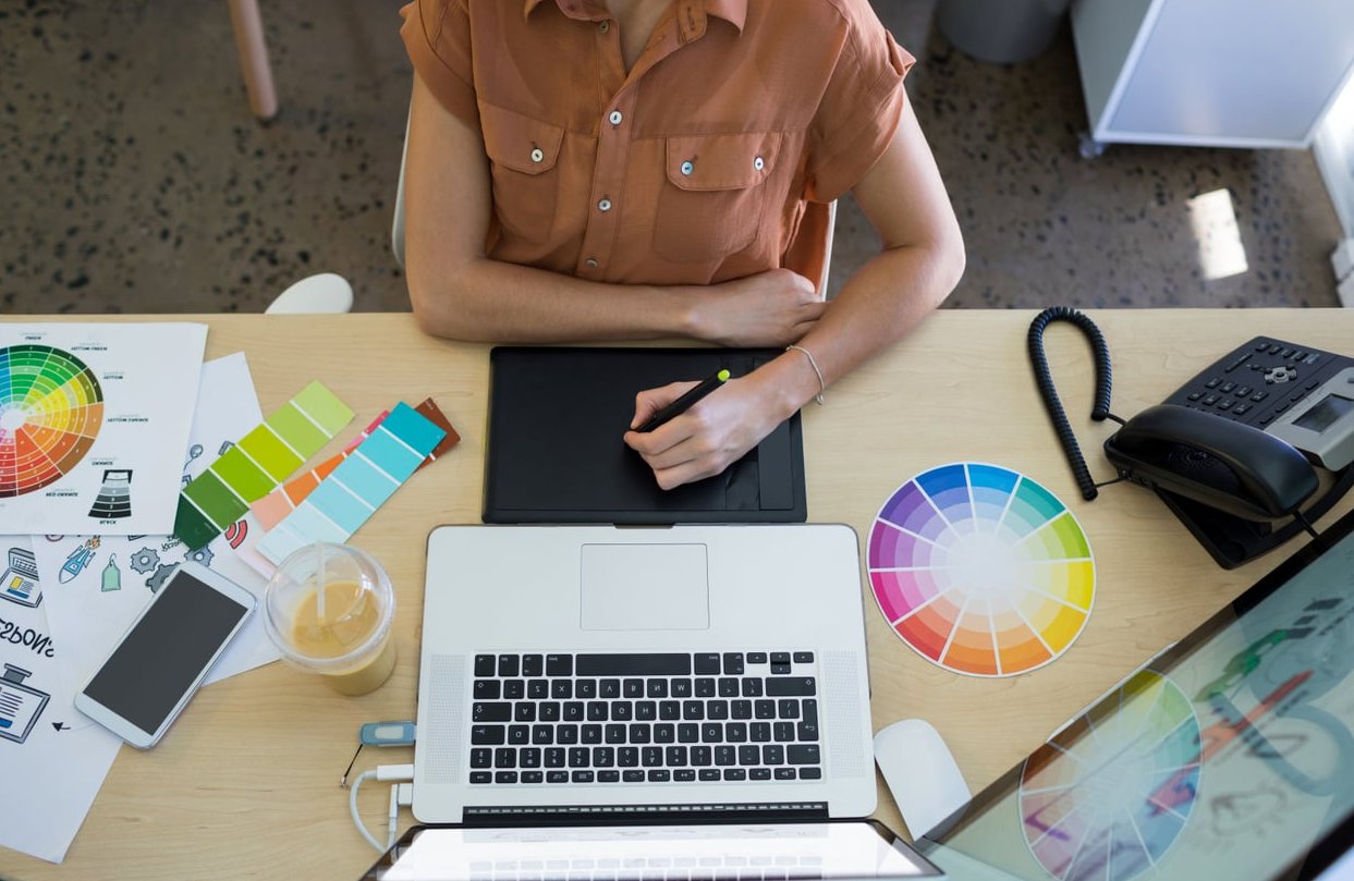 web designer laptop client feedback