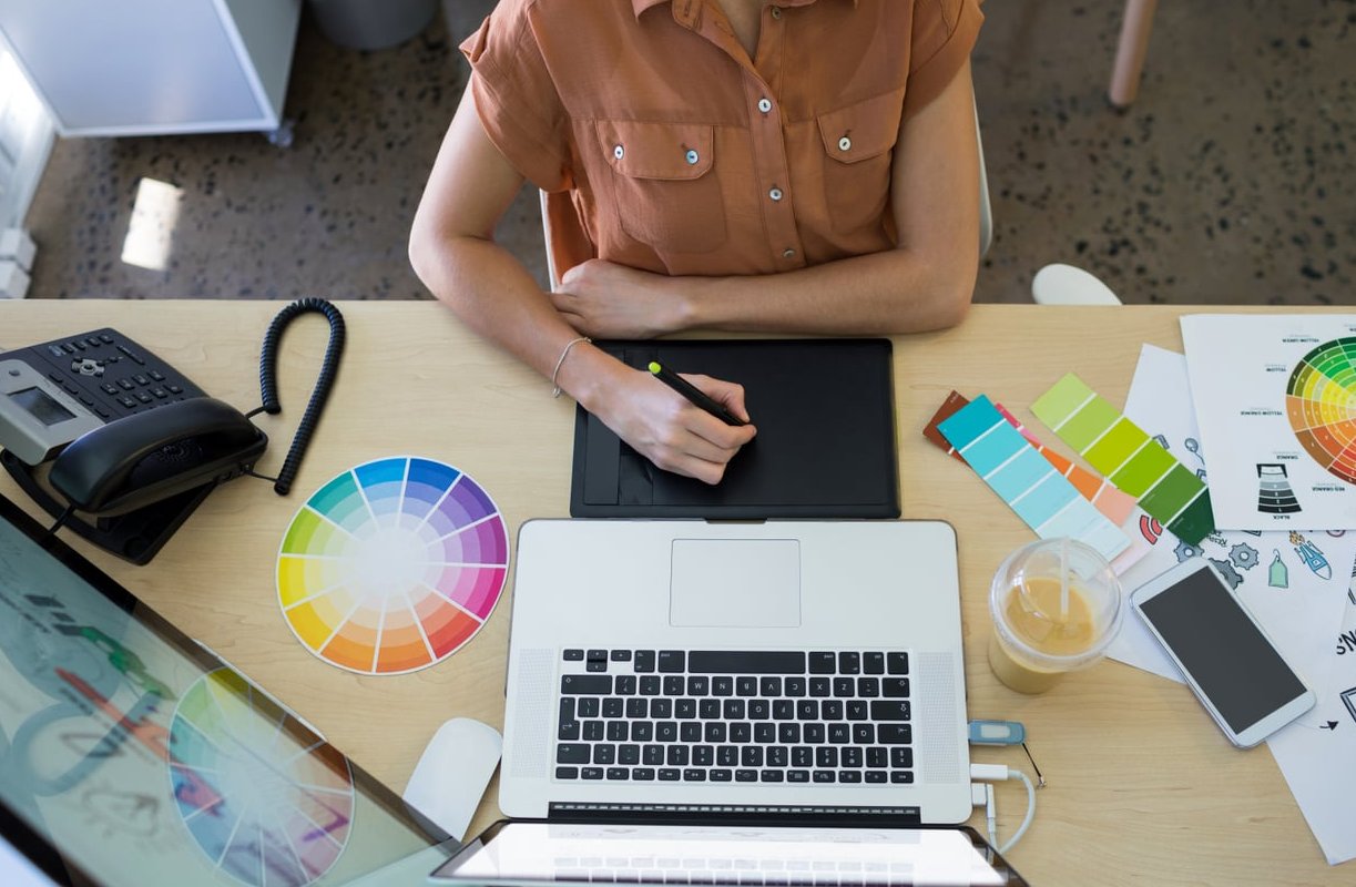 website design laptop
